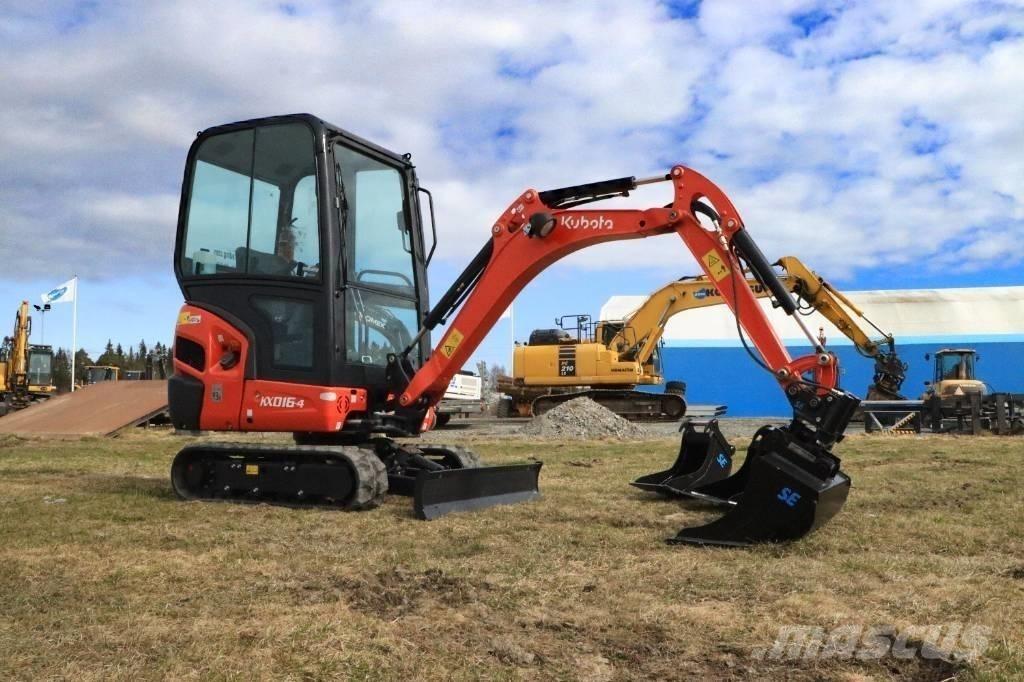 Kubota KX016-4 حفارات صغيرة أقل من 7 طن (حفارات صغيرة)