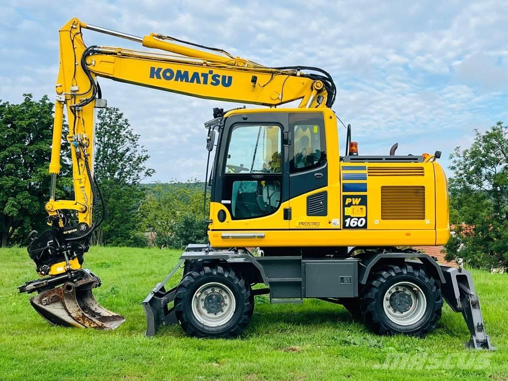 Komatsu PW 160 - 10 حفارات بعجل