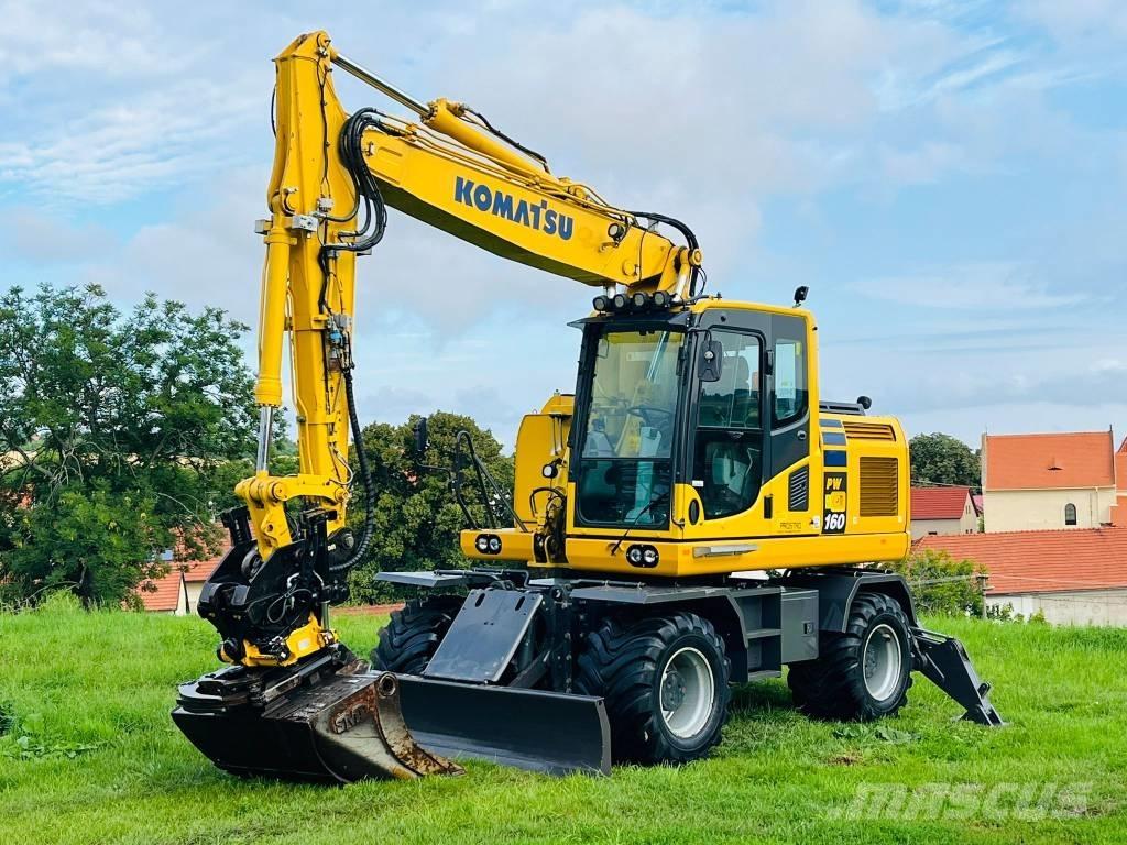Komatsu PW 160 - 10 حفارات بعجل