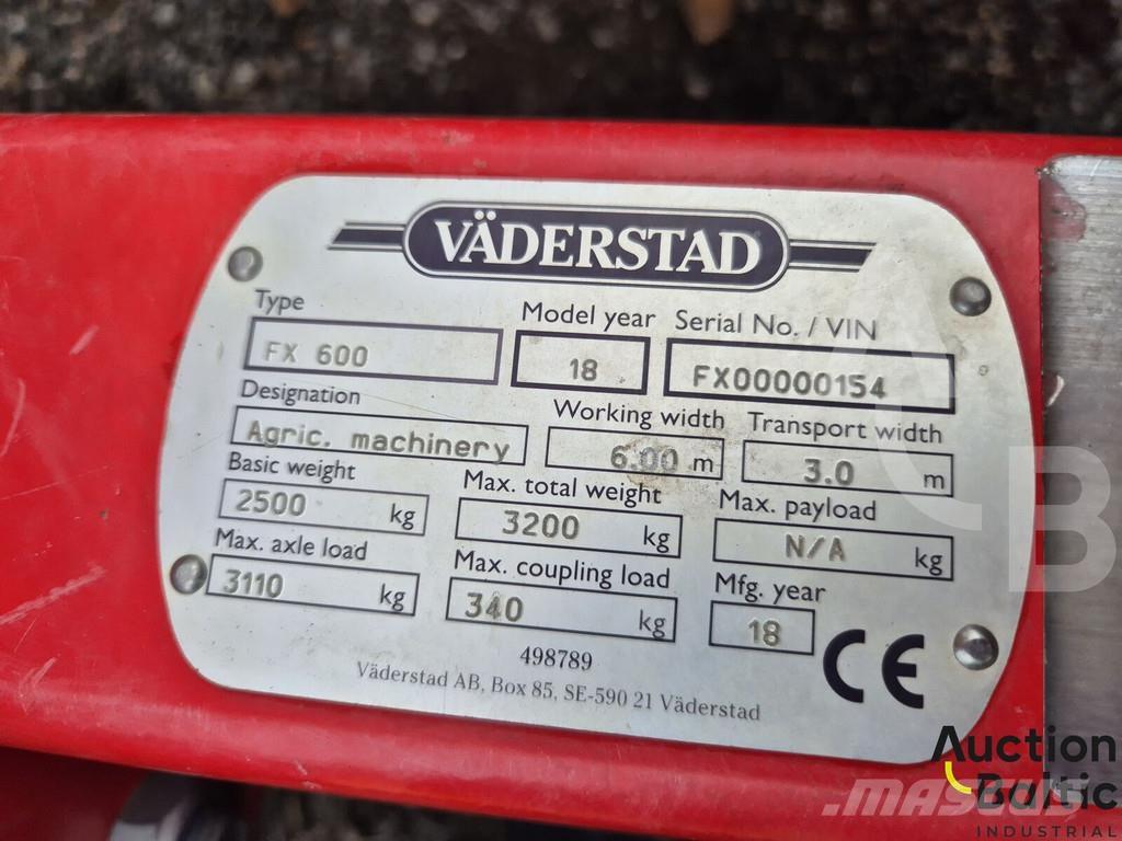 Väderstad FX 600 زراعات