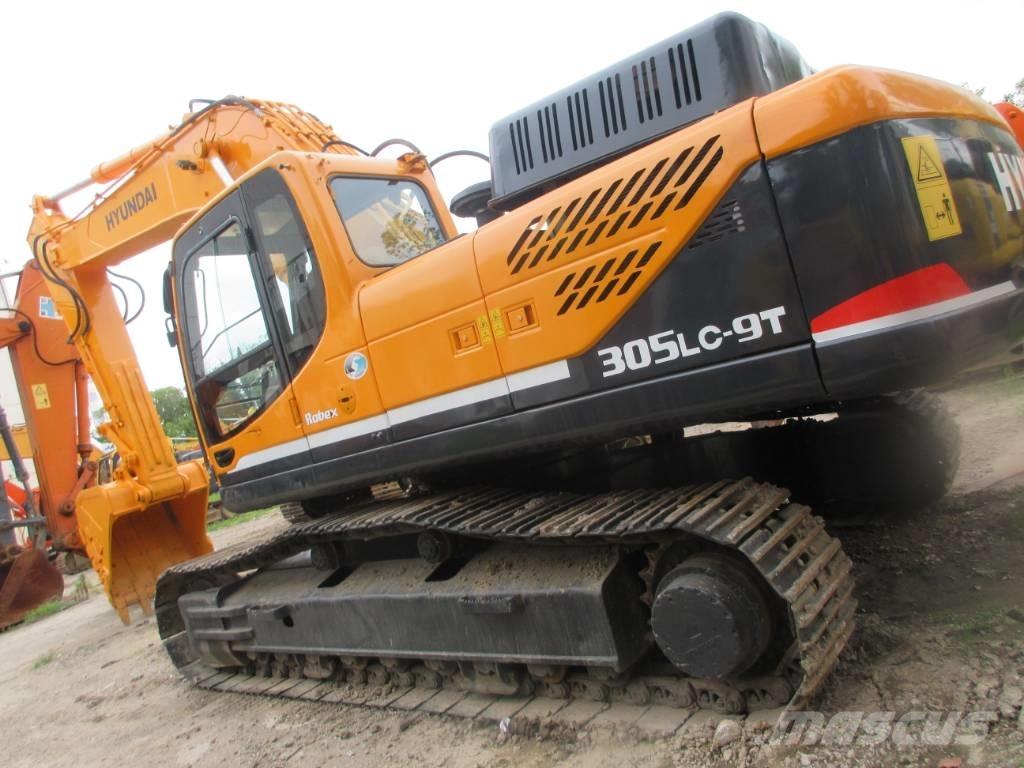 Hyundai R305 LC-9T حفارات زحافة