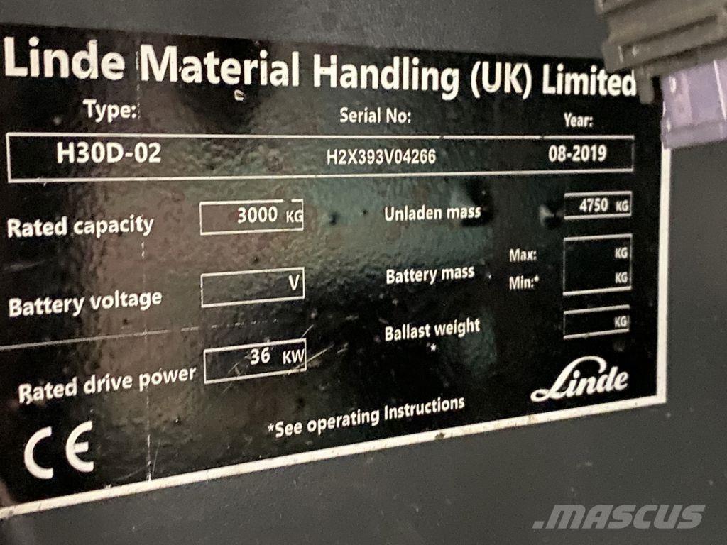 Linde H30D-02 شاحنات الديزل