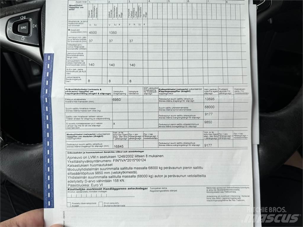 Scania R 520 6X2 شاحنات الرافعات الخطافية
