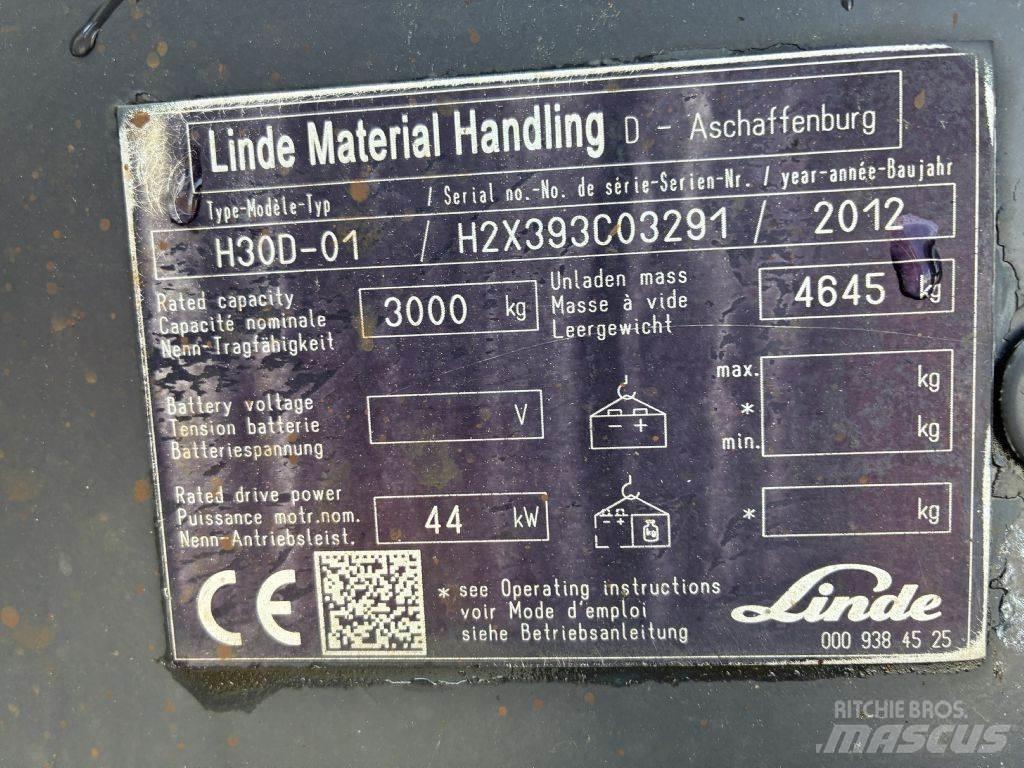 Linde H 30D01 شاحنات الديزل