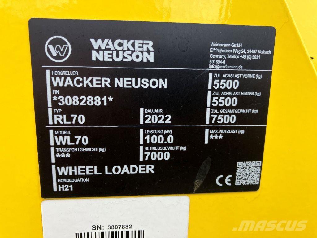 Wacker WL 70 لوادر بعجل