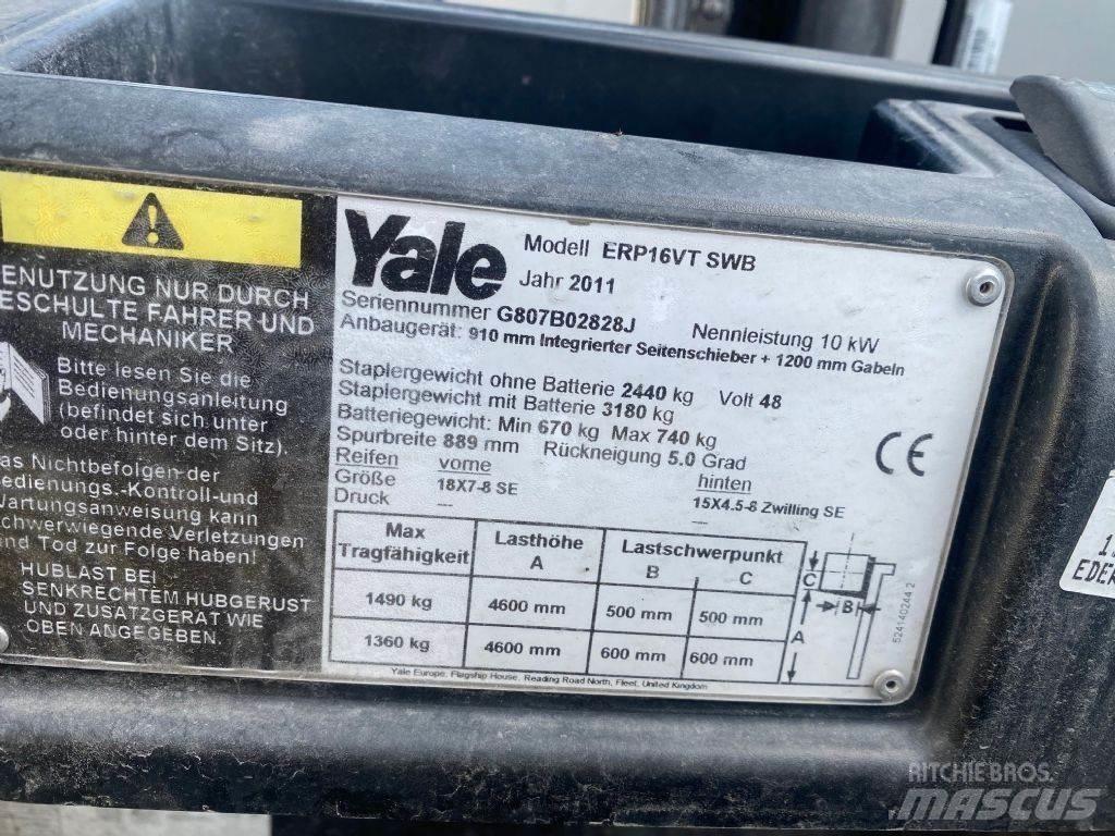 Yale ERP 16VT شاحنات ذات رافعات شوكية تعمل بالكهرباء