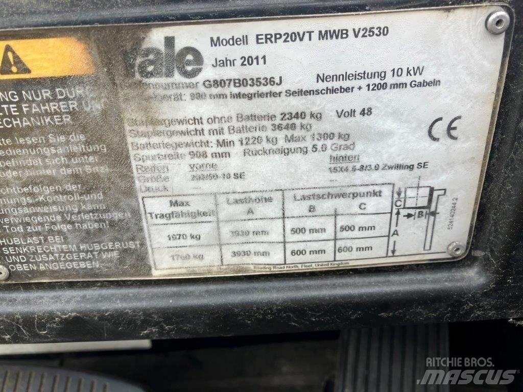 Yale ERP 20VT شاحنات ذات رافعات شوكية تعمل بالكهرباء