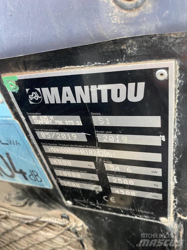 Manitou MT 625 H مناولات متداخلة