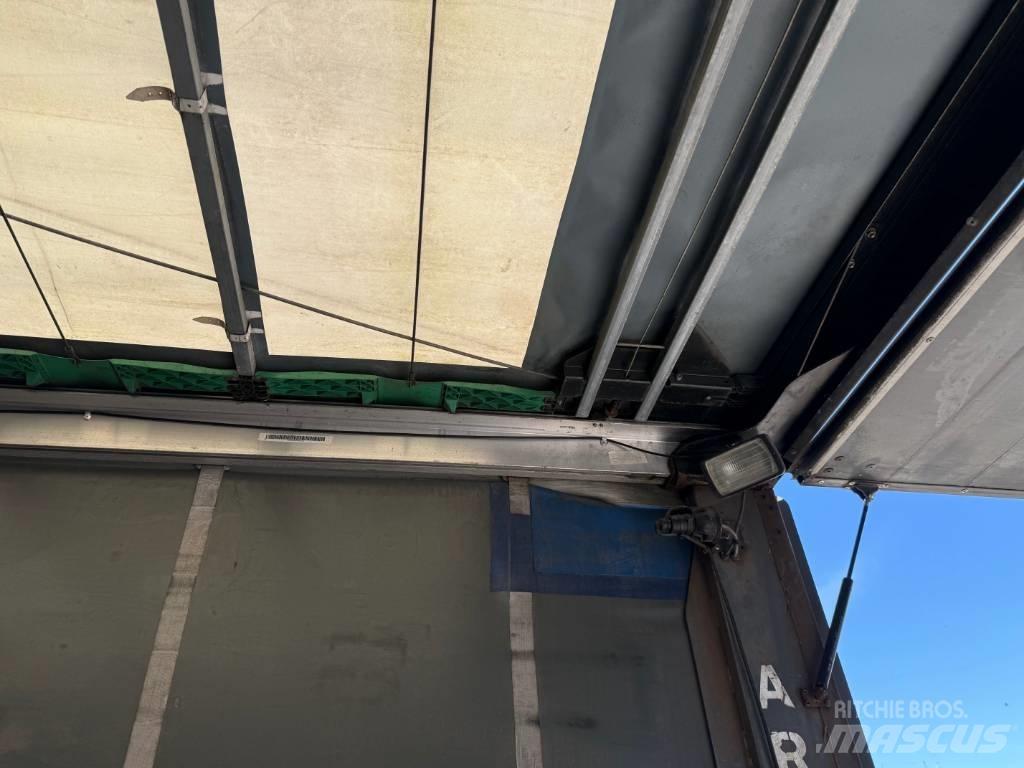 Krone 3 aks gardin نصف مقطورات بباب جانبي