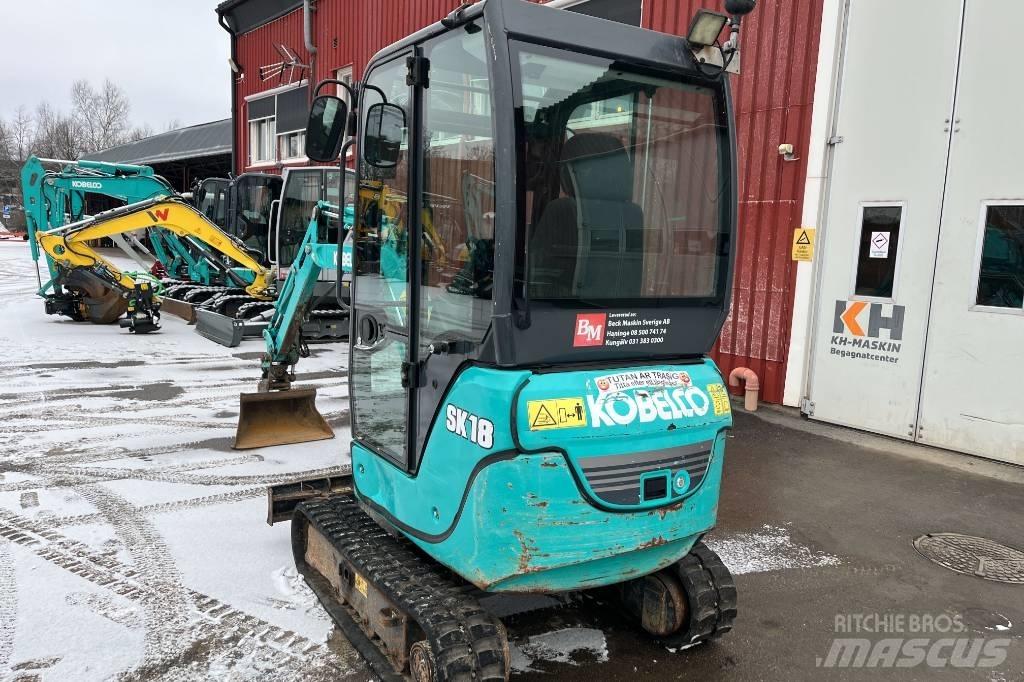 Kobelco SK 18 حفارات صغيرة أقل من 7 طن (حفارات صغيرة)