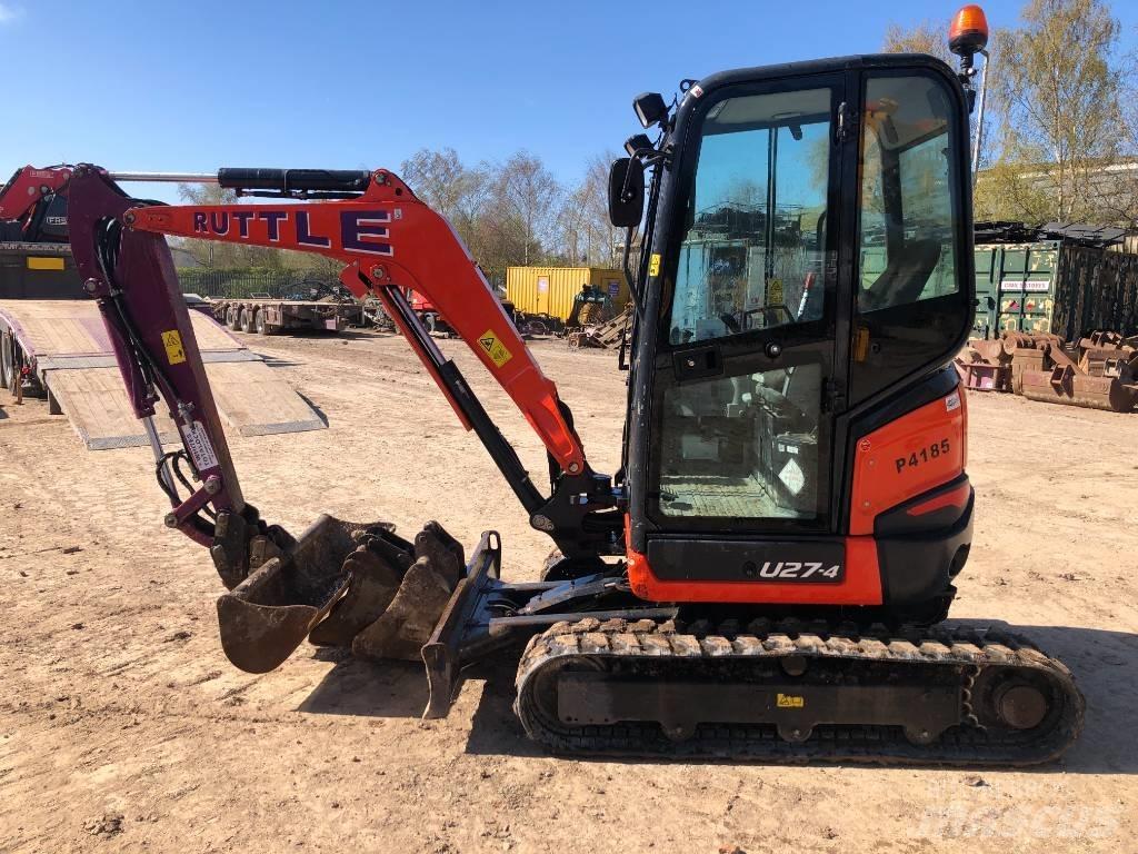 Kubota U 27-4 حفارات صغيرة أقل من 7 طن (حفارات صغيرة)