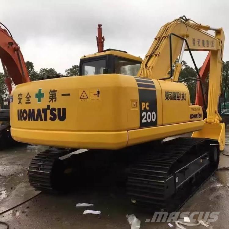 Komatsu pc200-7 حفارات زحافة