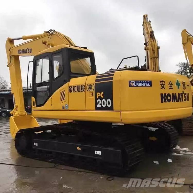 Komatsu pc200-7 حفارات زحافة