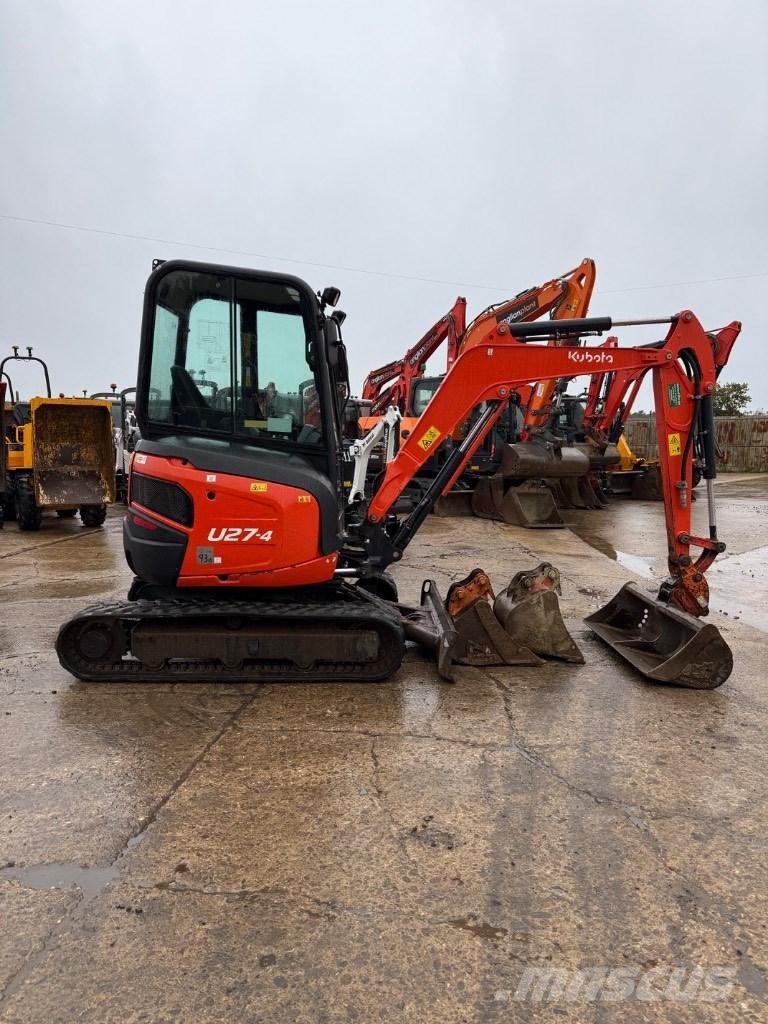 Kubota U 27-4 حفارات صغيرة أقل من 7 طن (حفارات صغيرة)