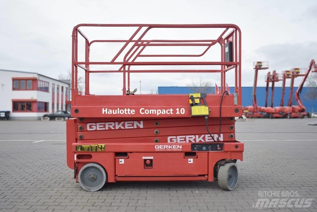 Haulotte Compact 10 رافعات مقصية الشكل