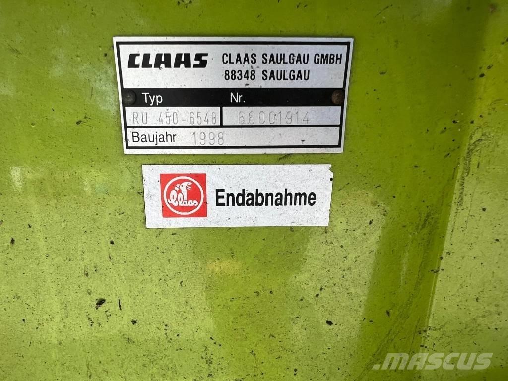 CLAAS RU 450 علافات ذاتية الدفع