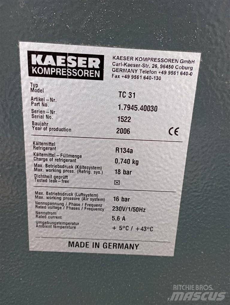 Kaeser TC31 مكابس