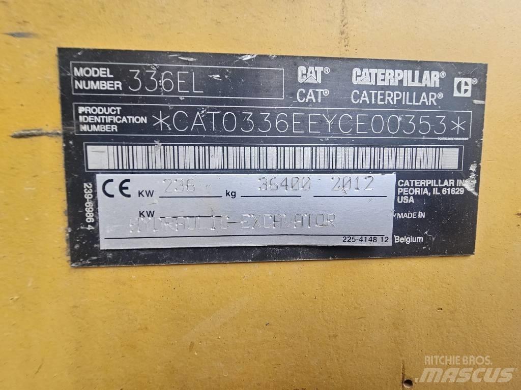 CAT 336EL / 330 336FL حفارات زحافة