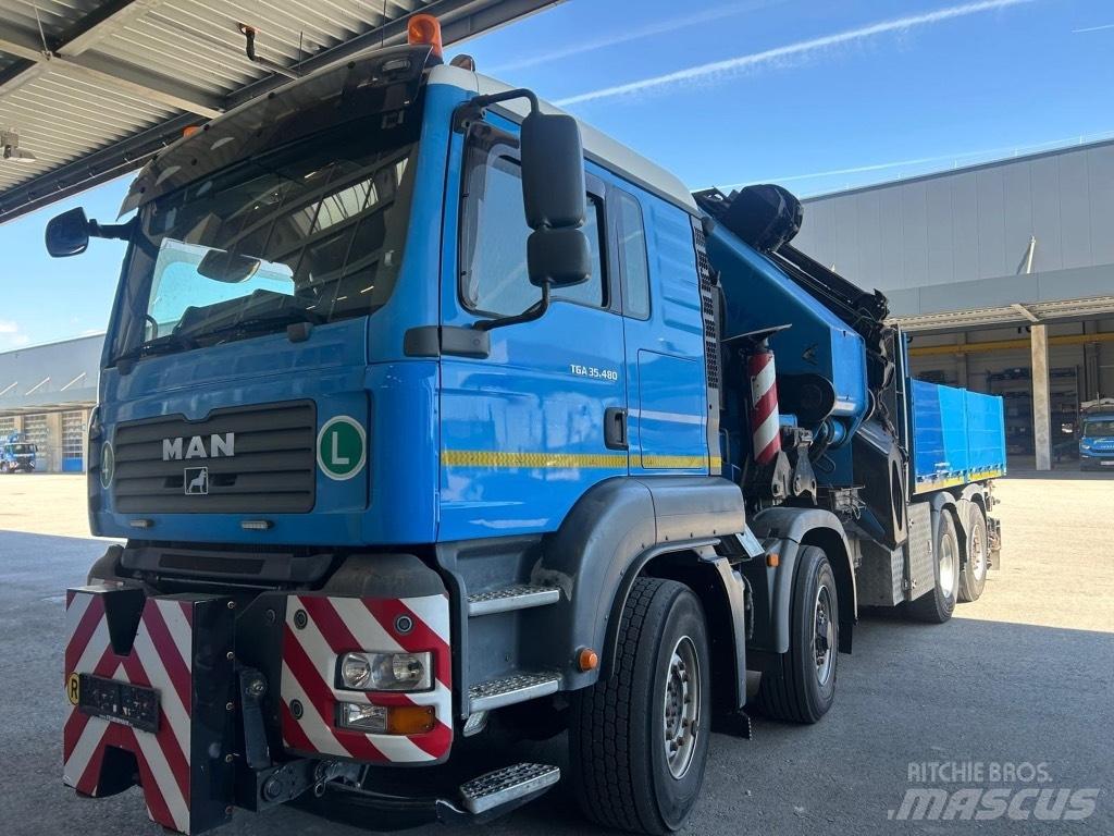 MAN TGA 35.480 شاحنات الرافعات