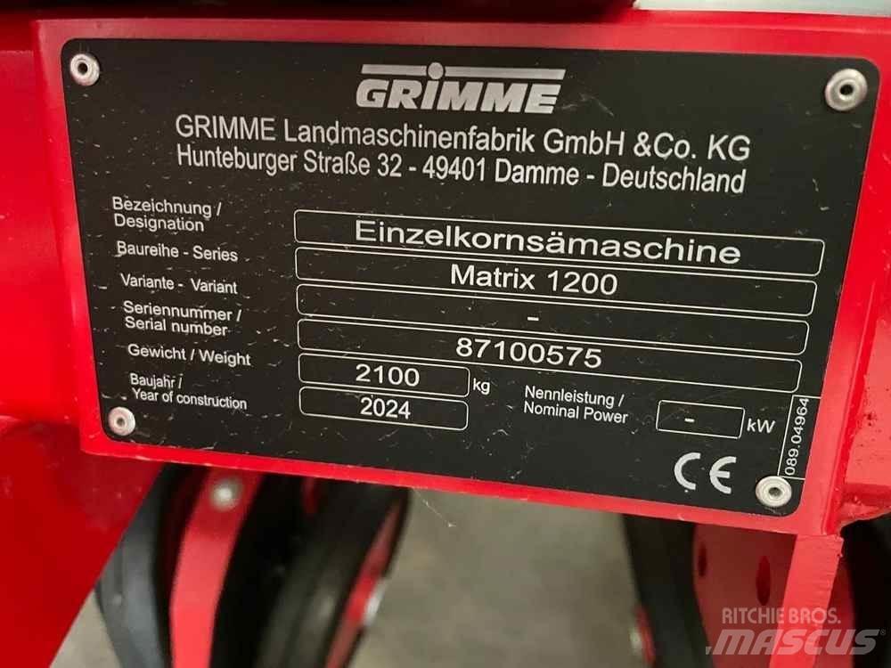 Grimme MATRIX 1200 ماكينات زراعية أخرى