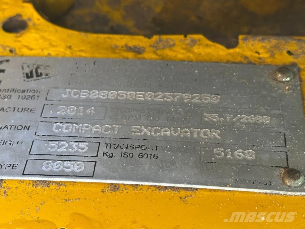JCB 8050 حفارات صغيرة أقل من 7 طن (حفارات صغيرة)