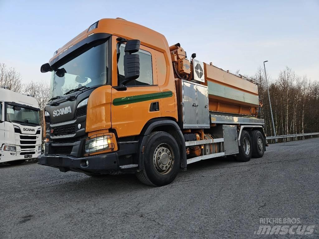 Scania P 450 XT شاحنات مزدوجة / خلخلة