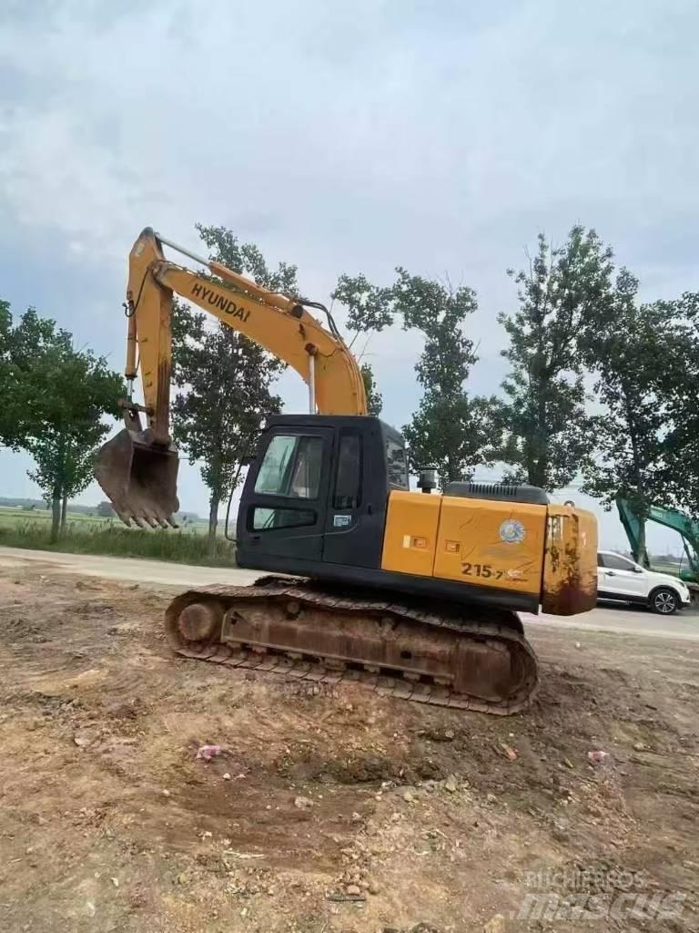 Hyundai 215lc-7 حفارات زحافة