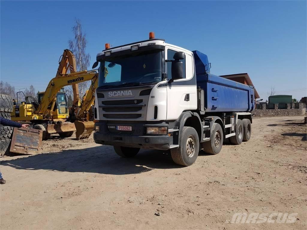Scania G480 8x4 شاحنات لوادر