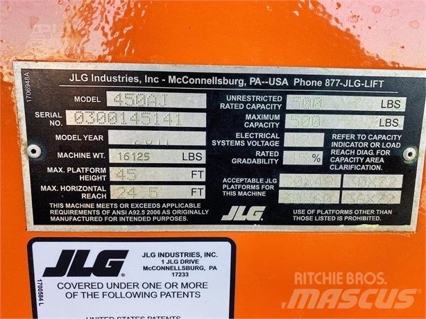 JLG 450 AJ II رافعات سلة مفصلية