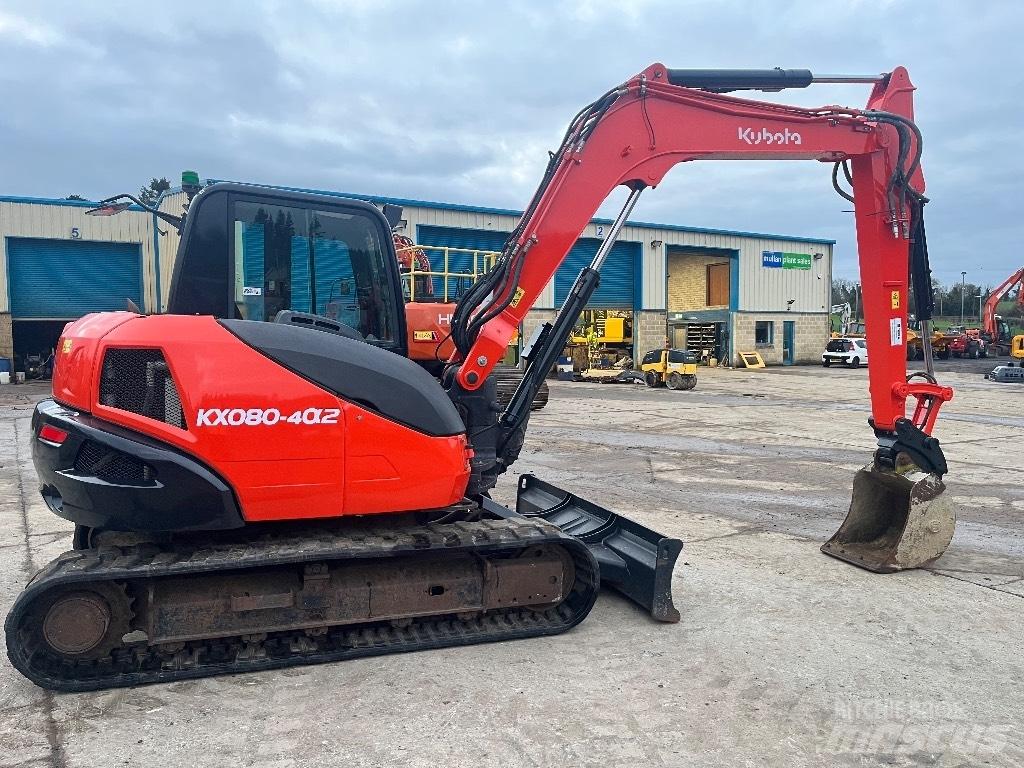 Kubota KX080-4 حفارات وسط 7 طن - 12 طن