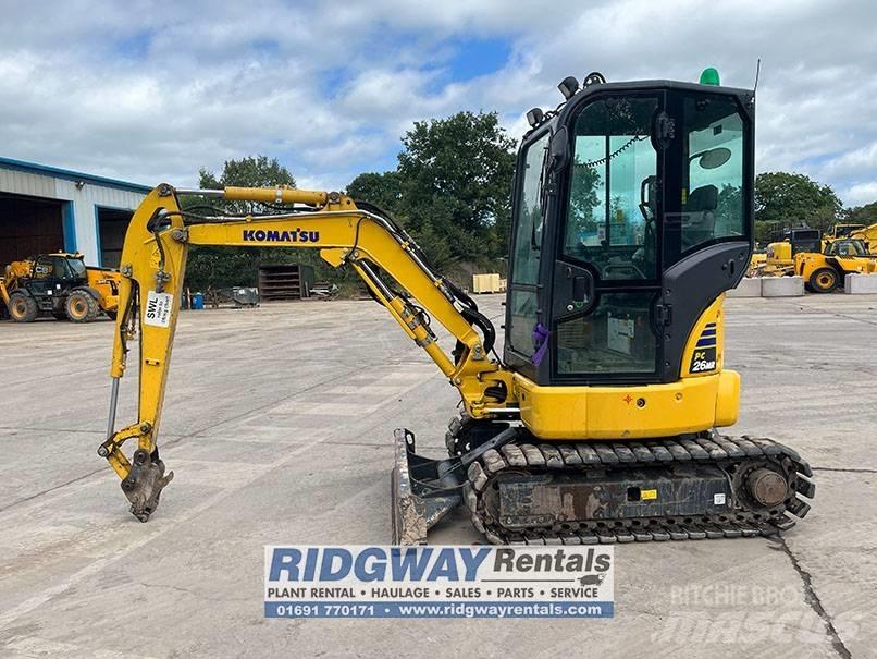 Komatsu PC 26 MR-5 حفارات صغيرة أقل من 7 طن (حفارات صغيرة)