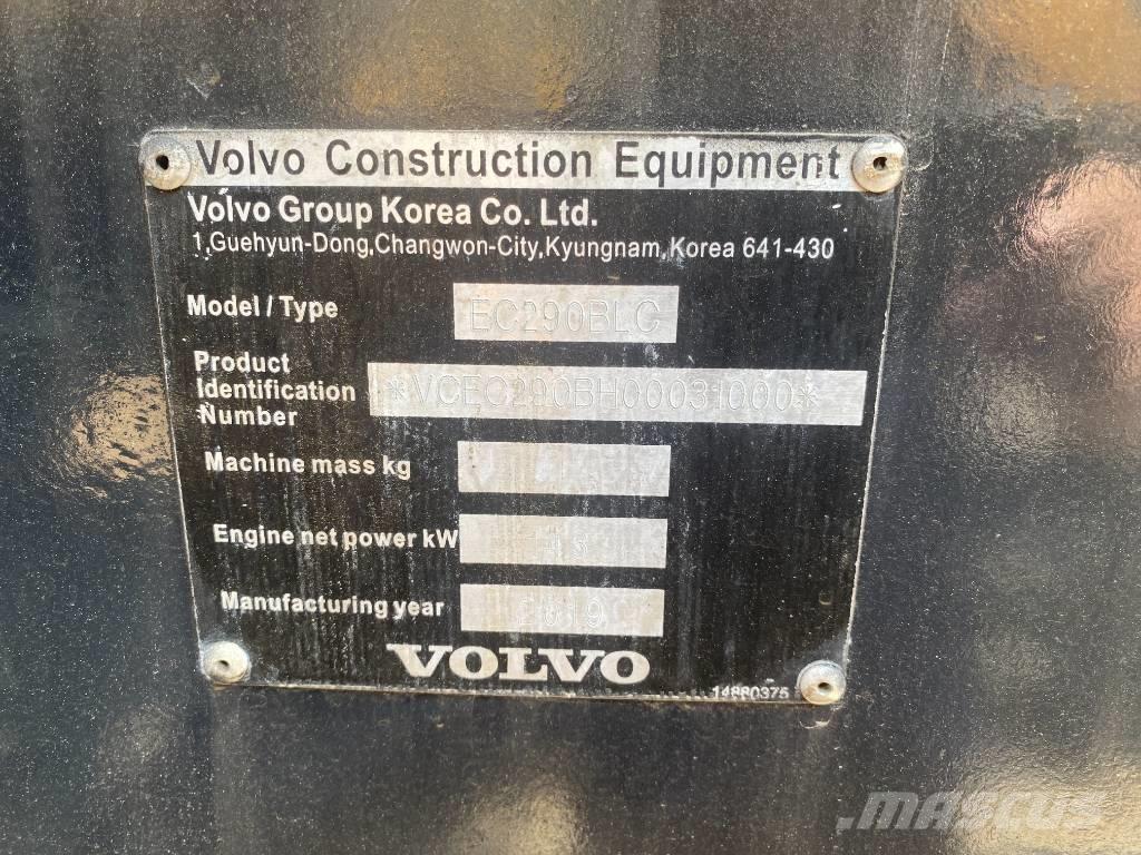 Volvo EC 290 B LC حفارات زحافة