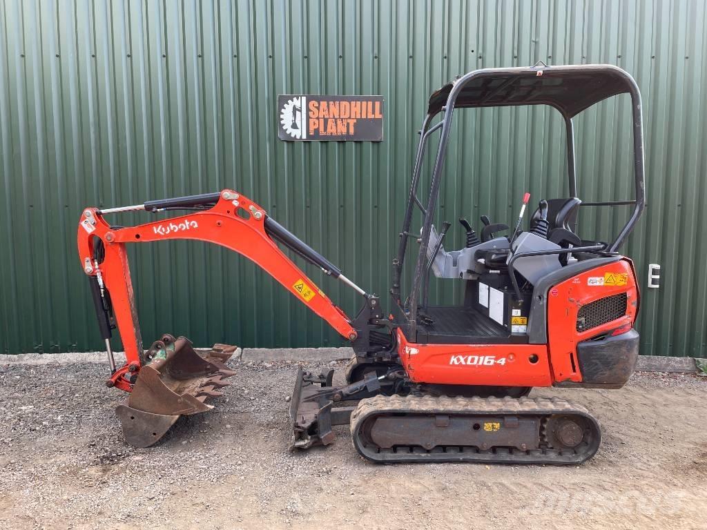 Kubota KX 016-4 حفارات صغيرة أقل من 7 طن (حفارات صغيرة)