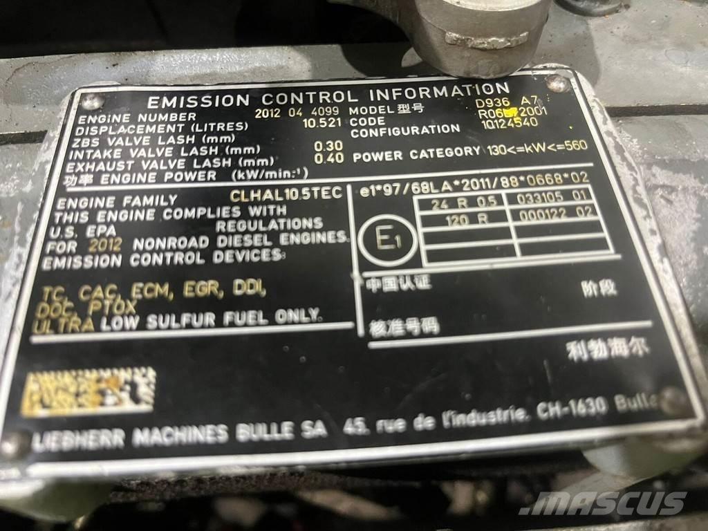 Liebherr D936 A7 محركات