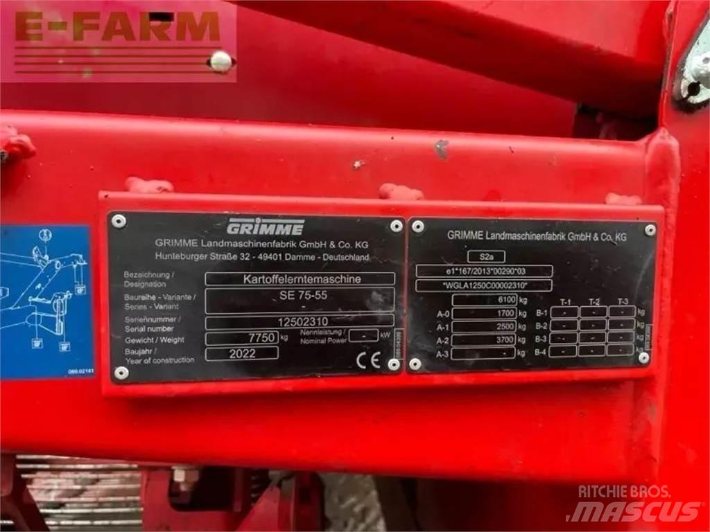 Grimme se 75-55 sb معدات زراعة وحصاد البطاطس - أخرى