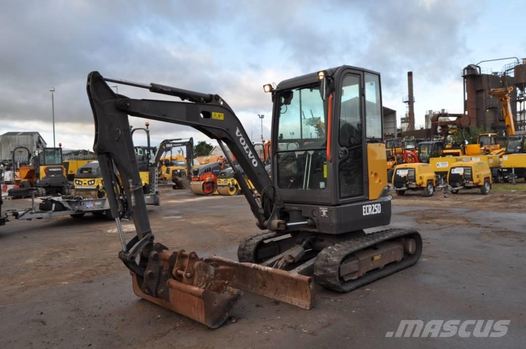 Volvo ECR 25 D حفارات صغيرة أقل من 7 طن (حفارات صغيرة)