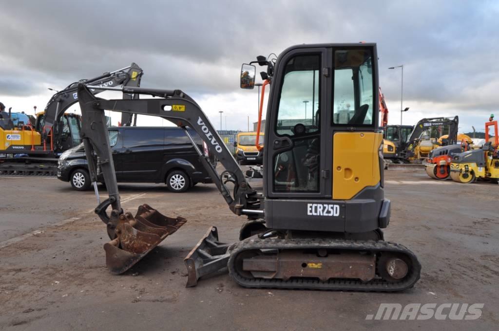Volvo ECR 25 D حفارات صغيرة أقل من 7 طن (حفارات صغيرة)