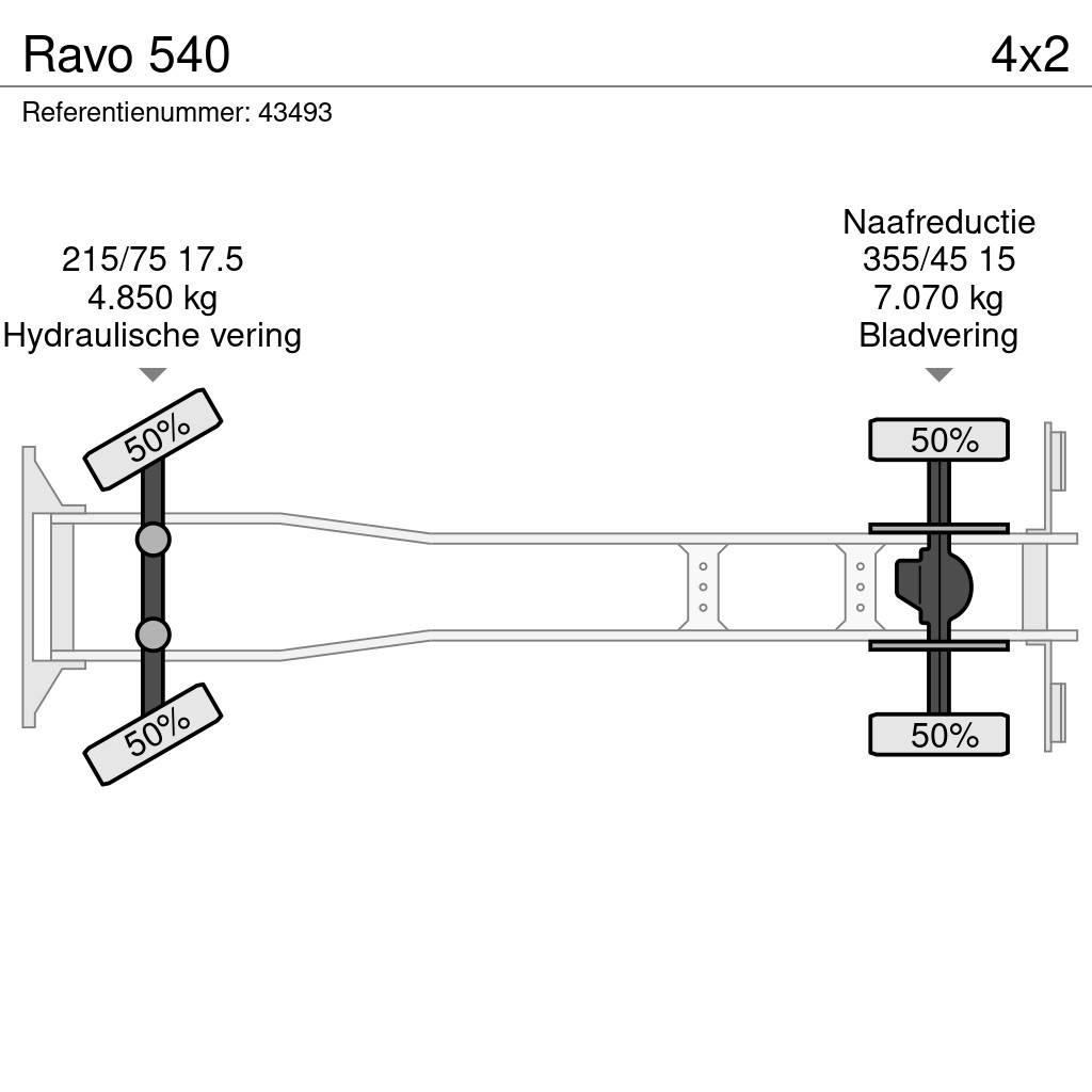 Ravo 540 شاحنات كاسحة