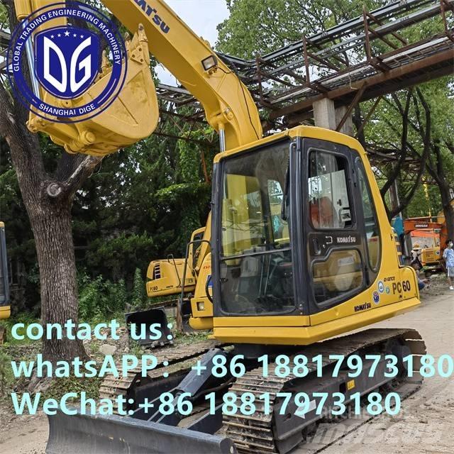 Komatsu PC 60-7C حفارات زحافة