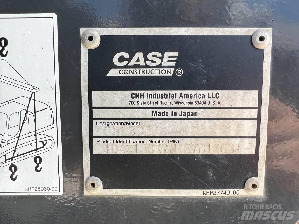 CASE CX 130 D حفارات زحافة
