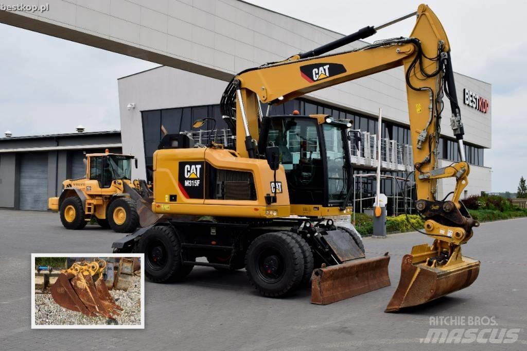 CAT M 315 F حفارات بعجل