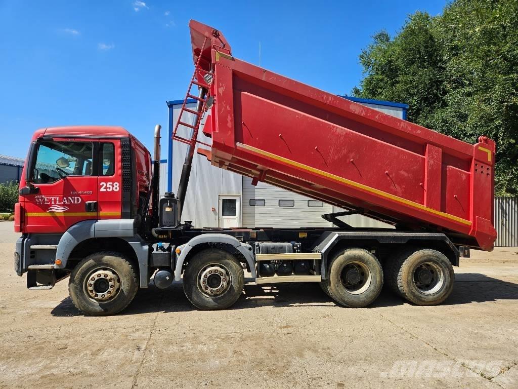 MAN TGS 41.400 شاحنات قلابة