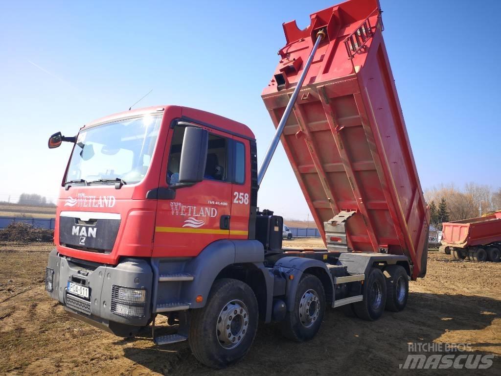 MAN TGS 41.400 شاحنات قلابة