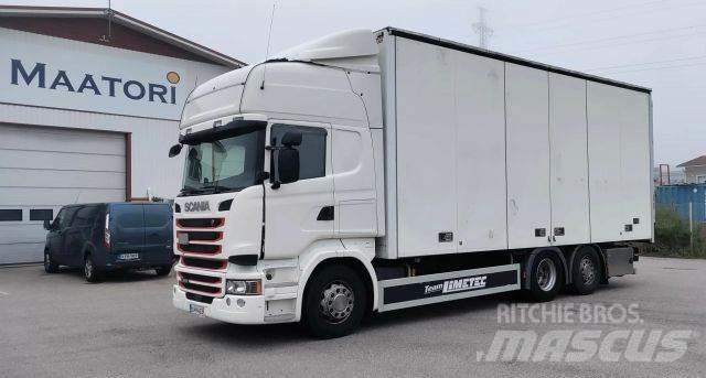 Scania R 490 6x2 شاحنات ذات هيكل صندوقي