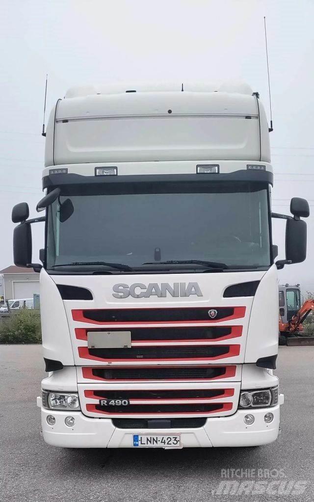 Scania R 490 6x2 شاحنات ذات هيكل صندوقي
