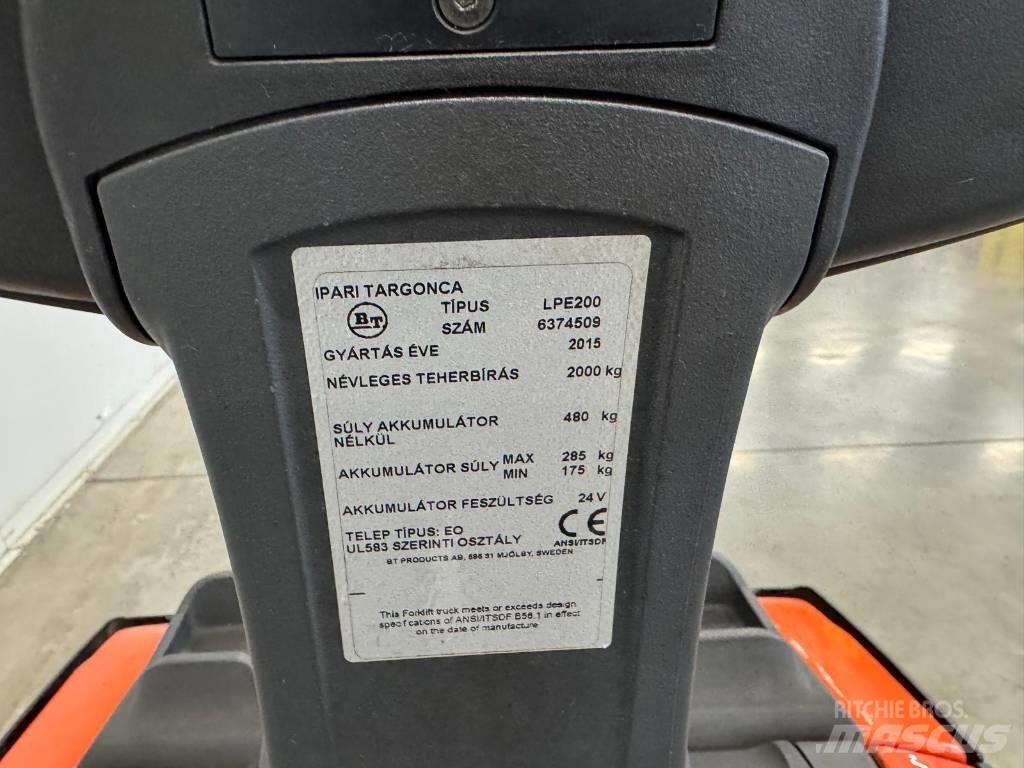 Toyota 10792 LPE 200 شاحنات ذات رافعات شوكية تعمل بالكهرباء