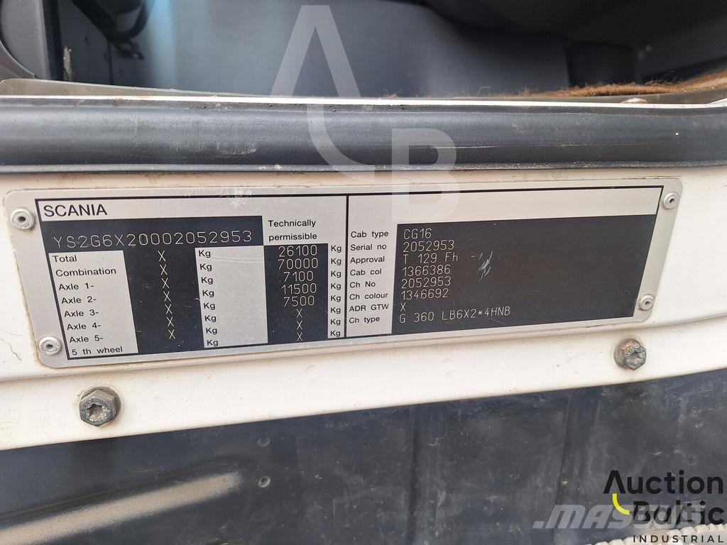 Scania G 360 شاحنات المخلفات