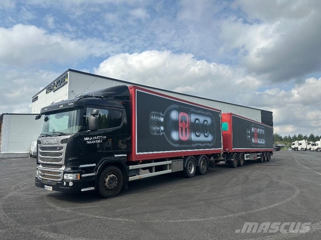 Scania R 450 شاحنات ذات هيكل صندوقي