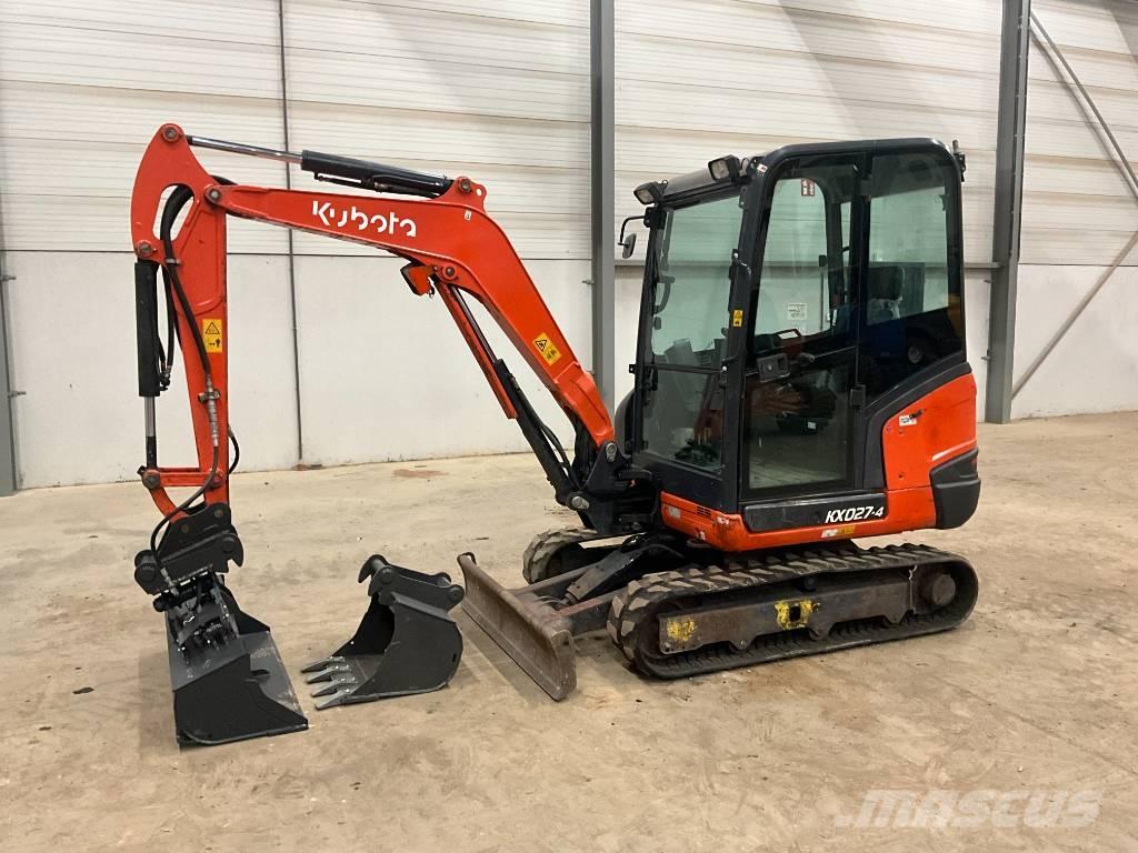 Kubota KX 027-4 حفارات صغيرة أقل من 7 طن (حفارات صغيرة)