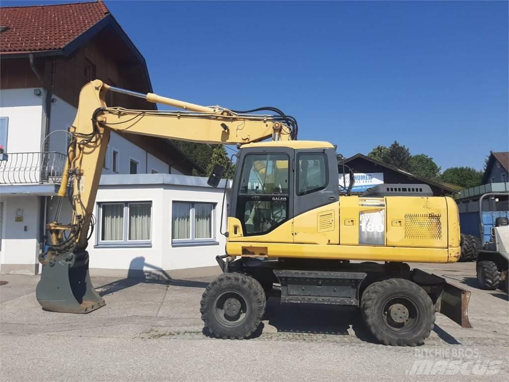 Komatsu PW180-7 حفارات بعجل